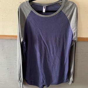 Pennant Navy/Gray Long Sleeve Shirt